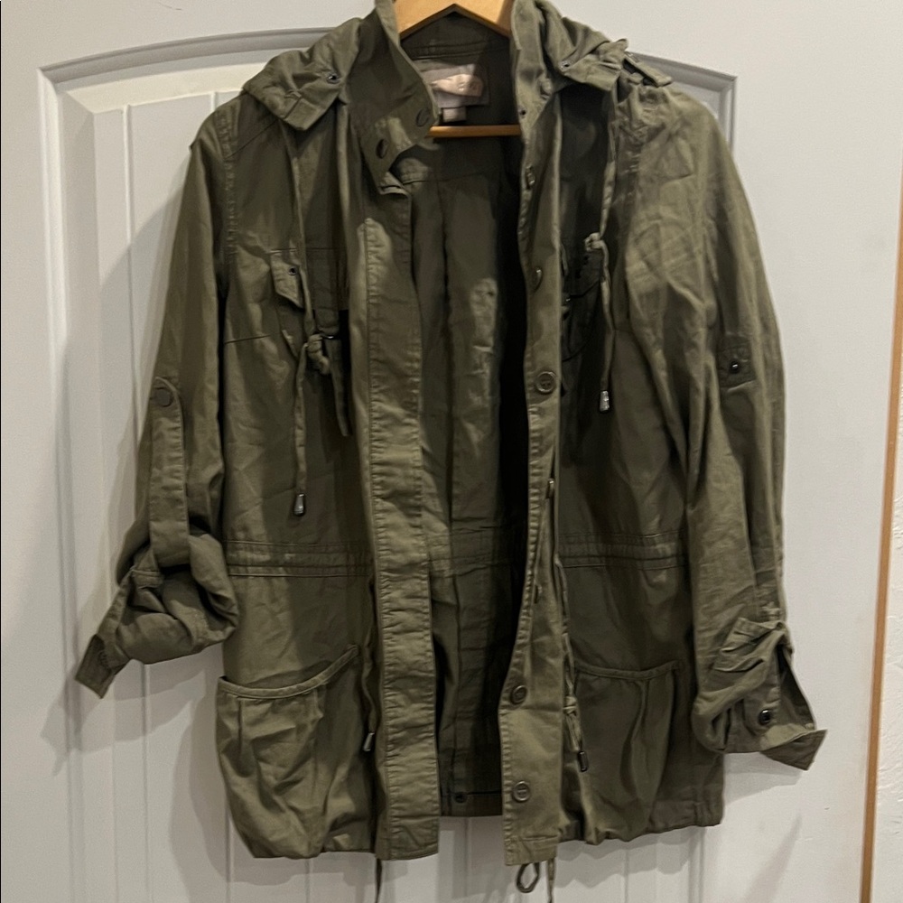 Love Olive Utility Jacket